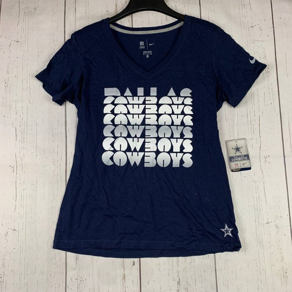 Dallas Cowboys NFL XL‎ Nike Casual T-Shirt Blue New Women